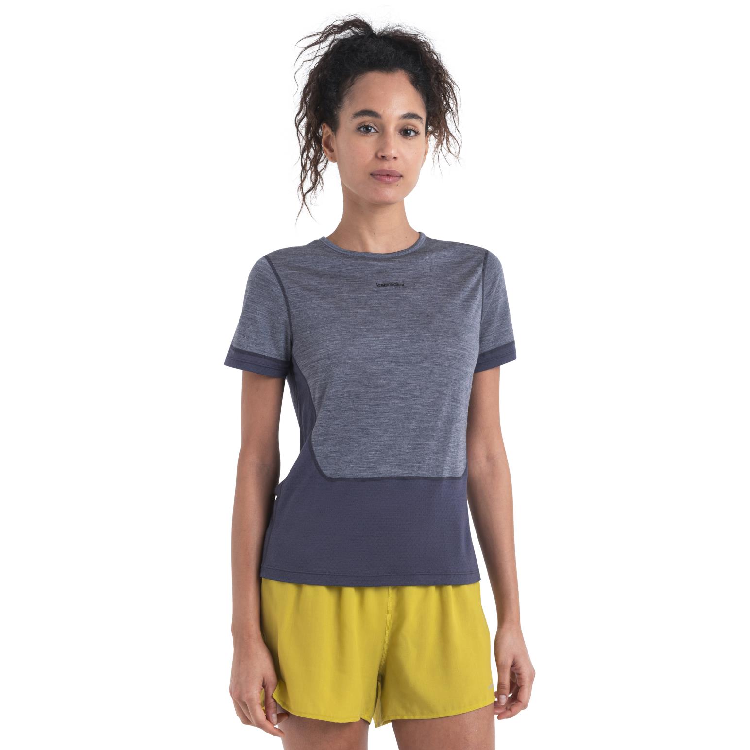 Icebreaker Womens Merino 125 ZoneKnit Energy Wind SS Tee